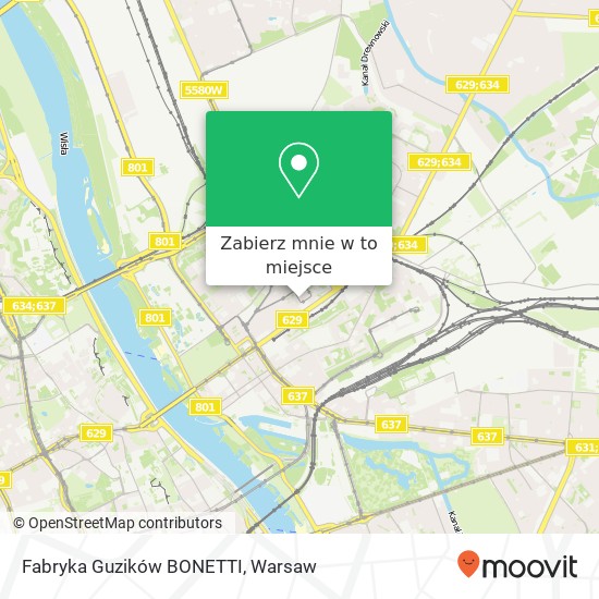 Mapa Fabryka Guzików BONETTI