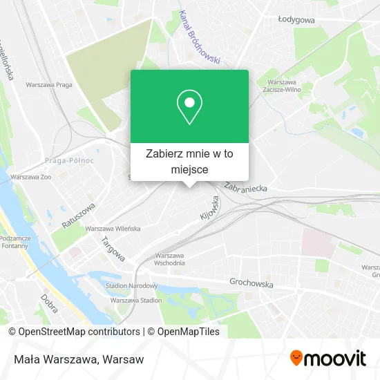 Mapa Mała Warszawa