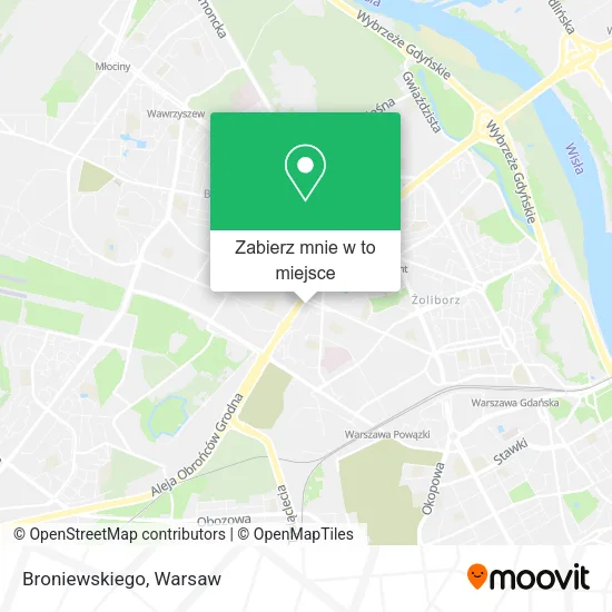 Mapa Broniewskiego