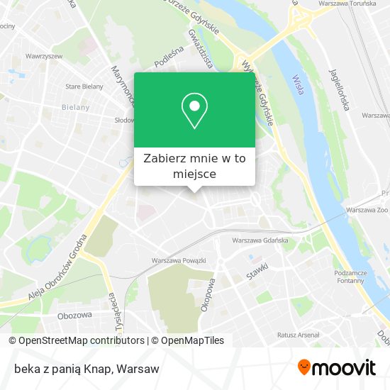 Mapa beka z panią Knap