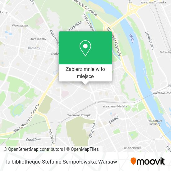 Mapa la bibliotheque Stefanie Sempołowska