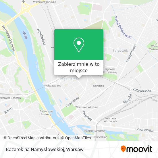 Mapa Bazarek na Namysłowskiej