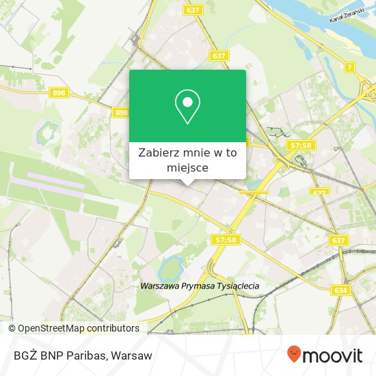 Mapa BGŻ BNP Paribas