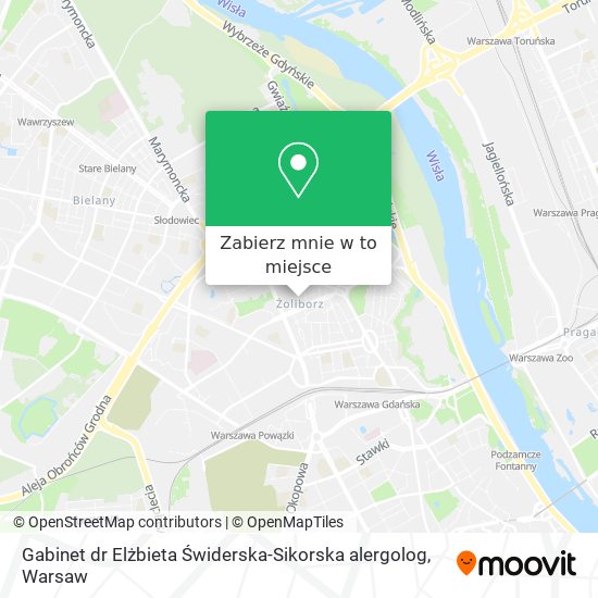 Mapa Gabinet dr Elżbieta Świderska-Sikorska alergolog