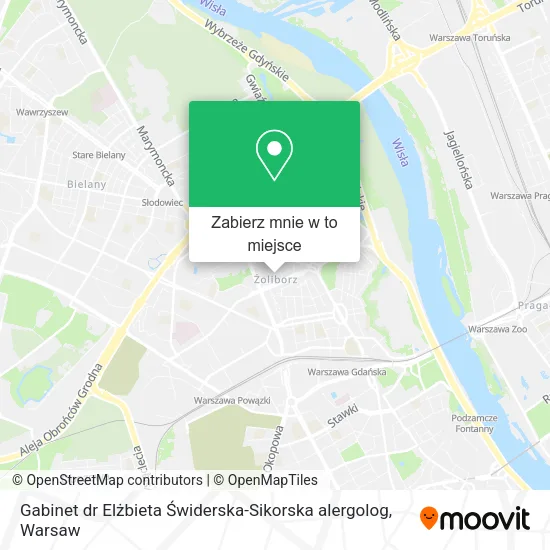 Mapa Gabinet dr Elżbieta Świderska-Sikorska alergolog