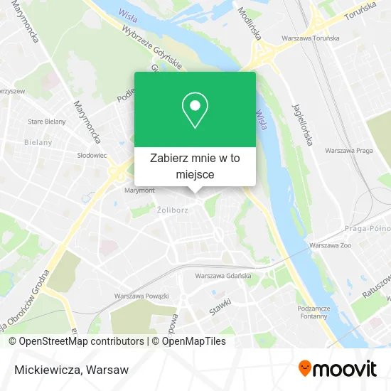 Mapa Mickiewicza