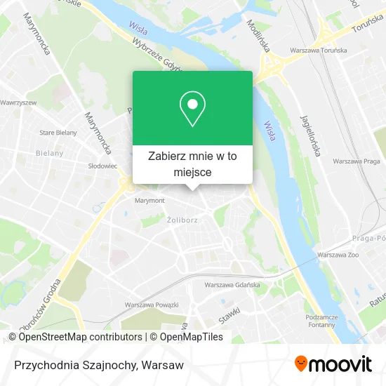 Mapa Przychodnia Szajnochy