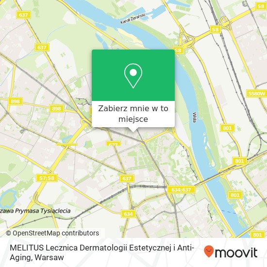 Mapa MELITUS Lecznica Dermatologii Estetycznej i Anti-Aging