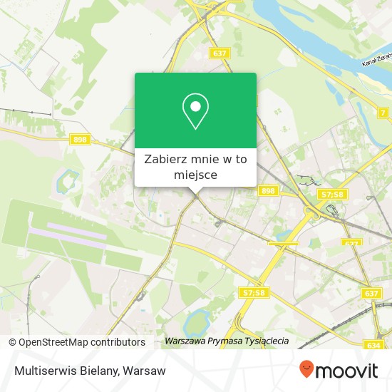 Mapa Multiserwis Bielany