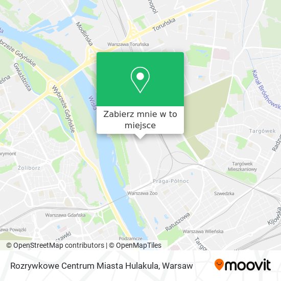 Mapa Rozrywkowe Centrum Miasta Hulakula