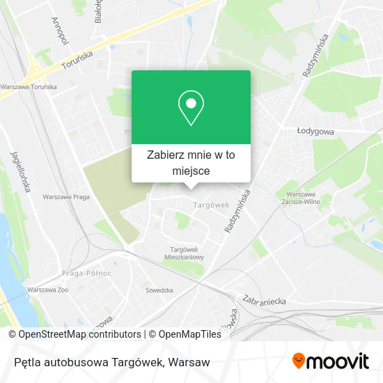 Mapa Pętla autobusowa Targówek