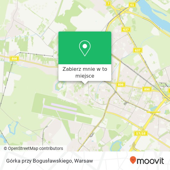 Mapa Górka przy Bogusławskiego