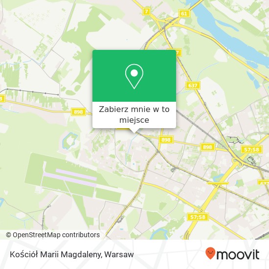 Mapa Kościół Marii Magdaleny