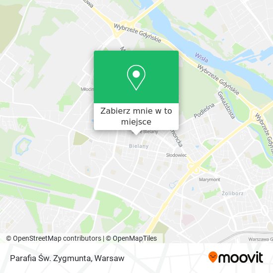 Mapa Parafia Św. Zygmunta