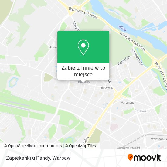 Mapa Zapiekanki u Pandy