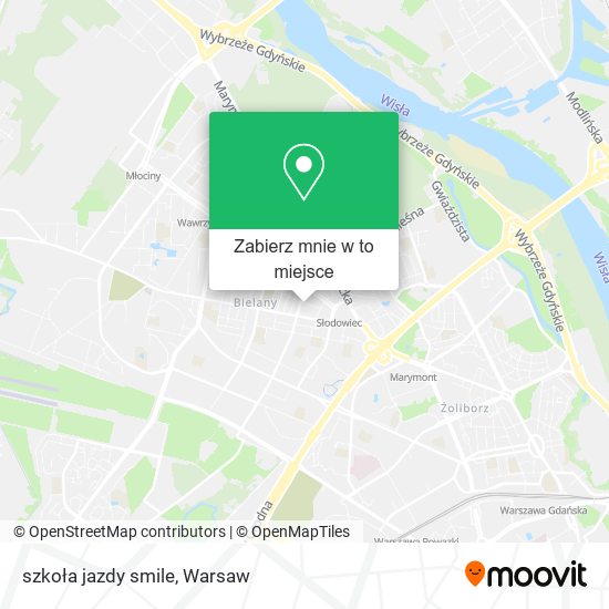 Mapa szkoła jazdy smile