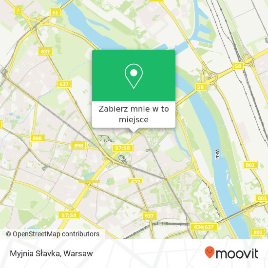 Mapa Myjnia Słavka