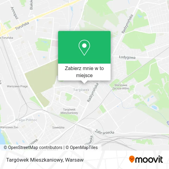 Mapa Targówek Mieszkaniowy