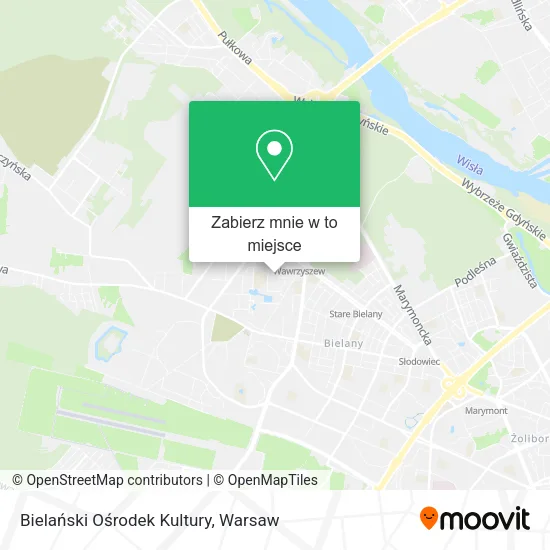 Mapa Bielański Ośrodek Kultury