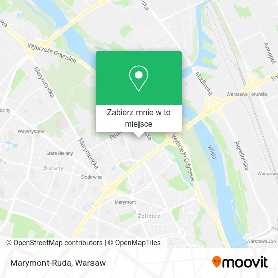 Mapa Marymont-Ruda