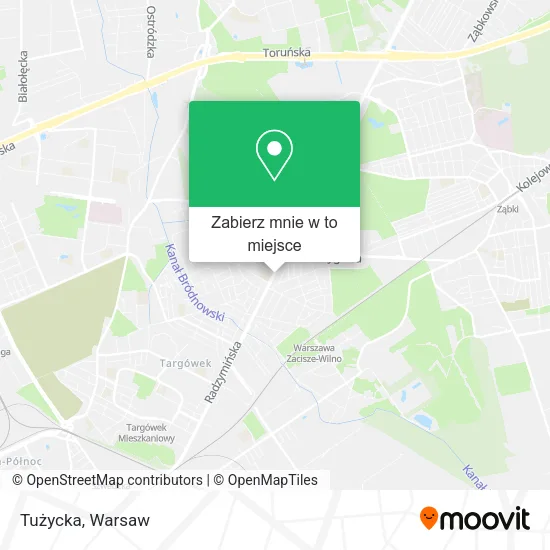 Mapa Tużycka