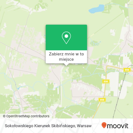 Mapa Sokołowskiego Kierunek Skibińskiego