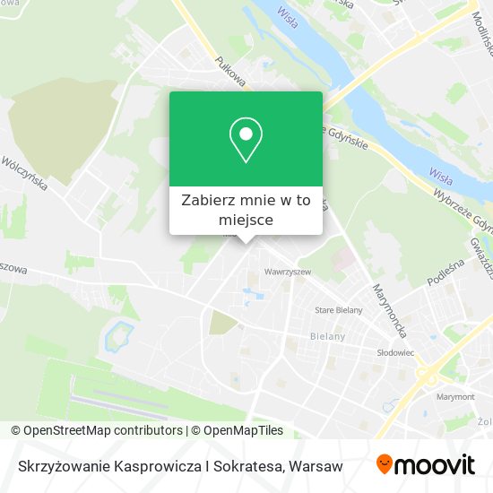 Mapa Skrzyżowanie Kasprowicza I Sokratesa