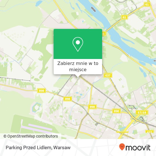 Mapa Parking Przed Lidlem