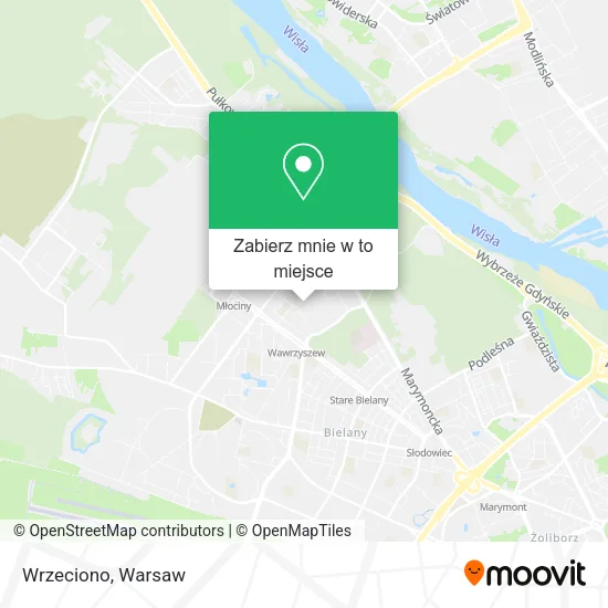 Mapa Wrzeciono