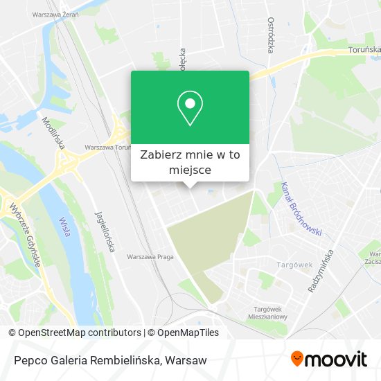 Mapa Pepco Galeria Rembielińska