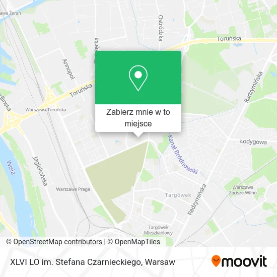 Mapa XLVI LO im. Stefana Czarnieckiego