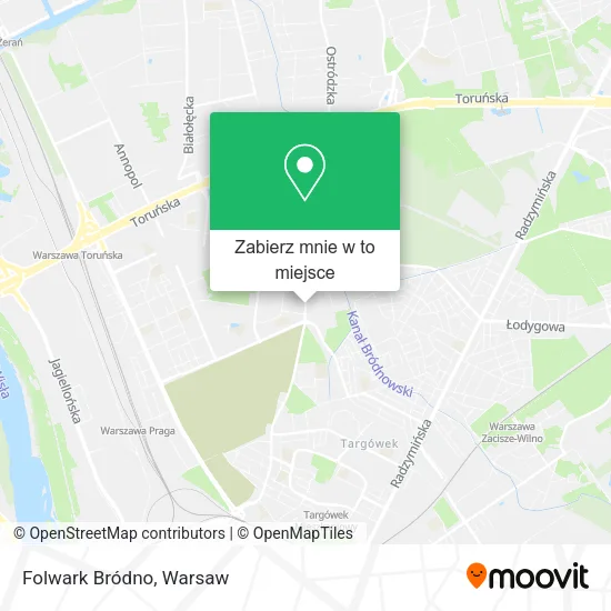Mapa Folwark Bródno