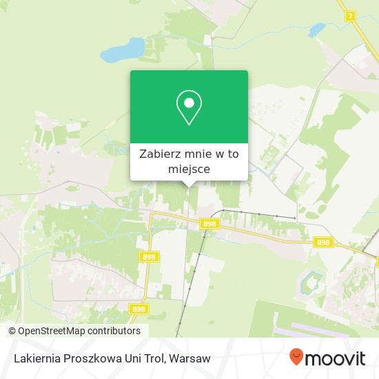 Mapa Lakiernia Proszkowa Uni Trol