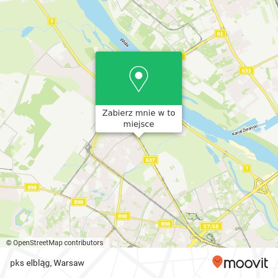 Mapa pks elbląg