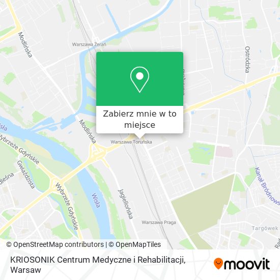 Mapa KRIOSONIK Centrum Medyczne i Rehabilitacji