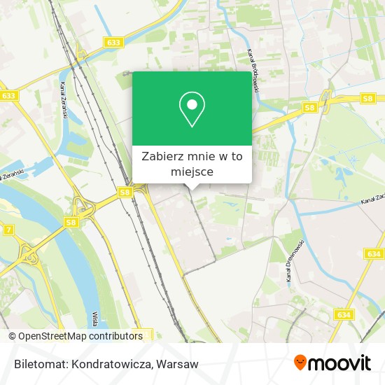 Mapa Biletomat: Kondratowicza