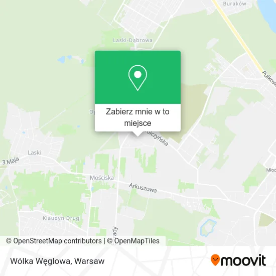 Mapa Wólka Węglowa