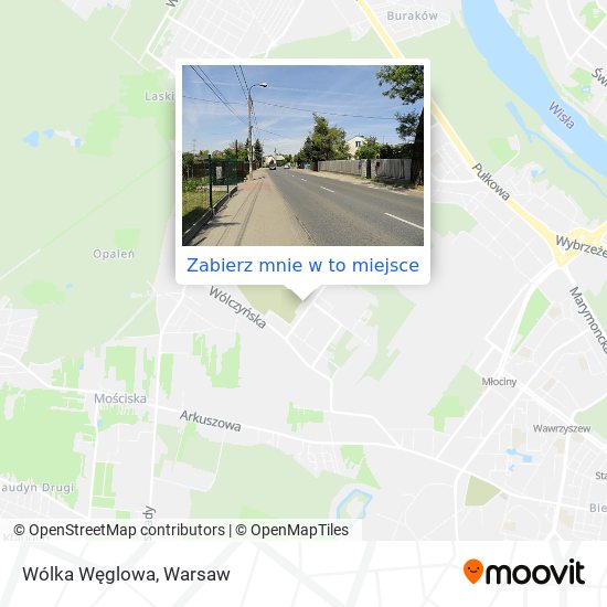 Mapa Wólka Węglowa