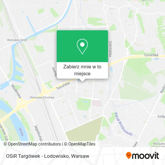 Mapa OSiR Targówek - Lodowisko