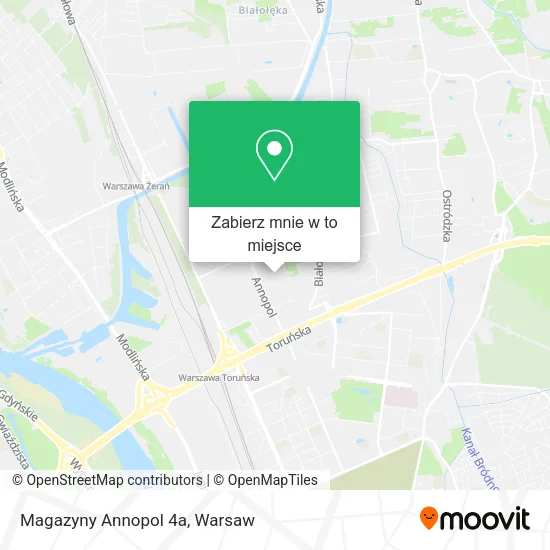 Mapa Magazyny Annopol 4a
