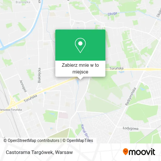 Mapa Castorama Targówek