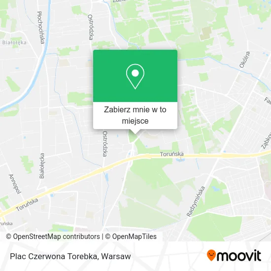 Mapa Plac Czerwona Torebka
