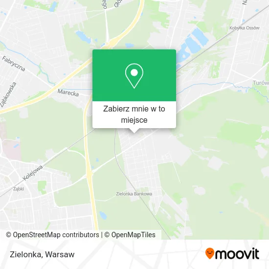 Mapa Zielonka