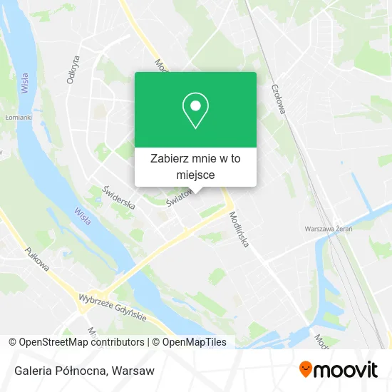 Mapa Galeria Północna