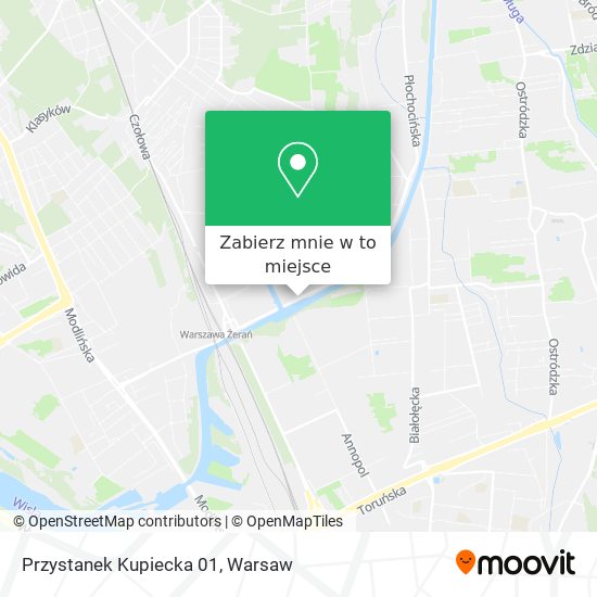 Mapa Przystanek Kupiecka 01