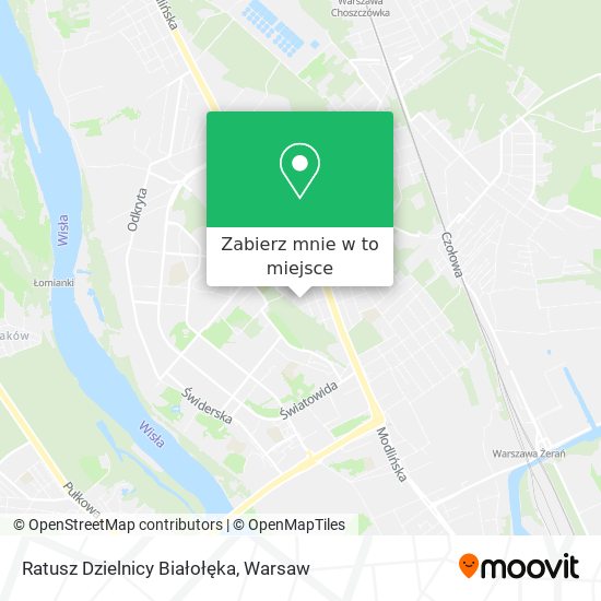 Mapa Ratusz Dzielnicy Białołęka