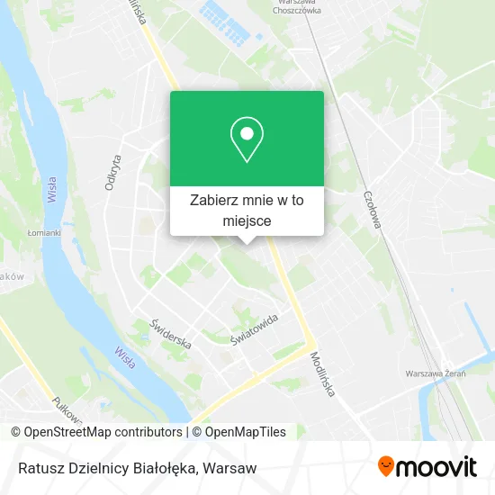 Mapa Ratusz Dzielnicy Białołęka