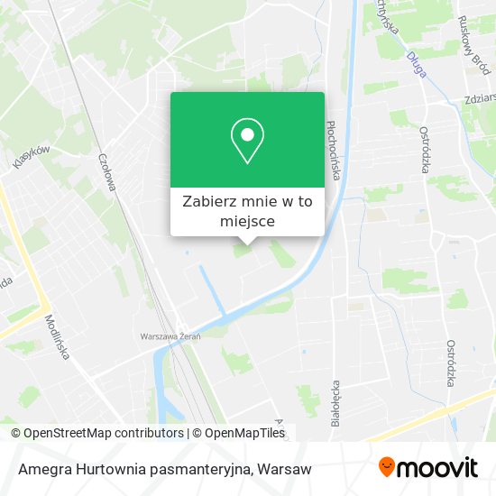 Mapa Amegra Hurtownia pasmanteryjna