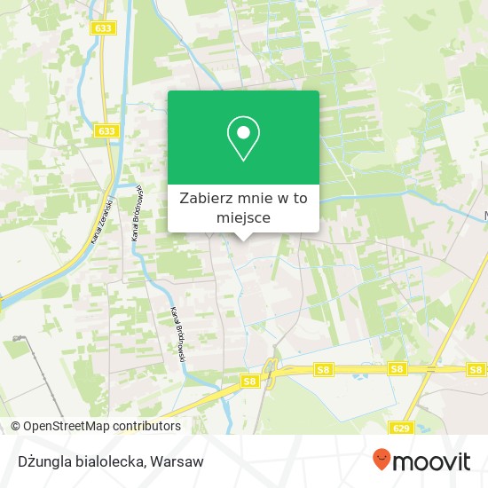 Mapa Dżungla bialolecka