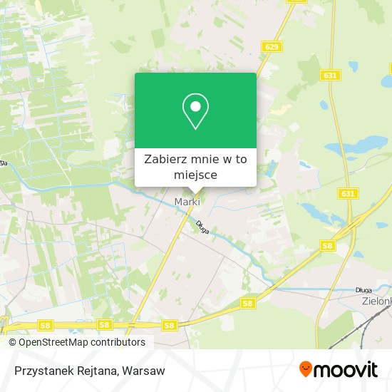 Mapa Przystanek Rejtana